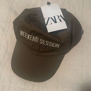 MEDIUM ZARA HAT WEEKEND SESSION BASEBALL CAP NWT